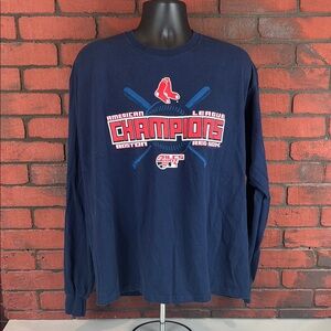 Gildan Men's Extra Large Boston Red Sox Long Sleeve Shirt – Vintage, Sporty‎